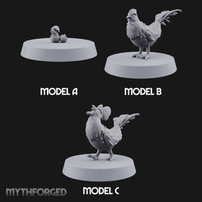 Pecking Order Barnyard Chickens — All · A + A