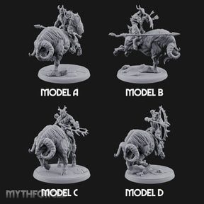 Thundering Into Battle Beastman Gorthek Riders — All · With