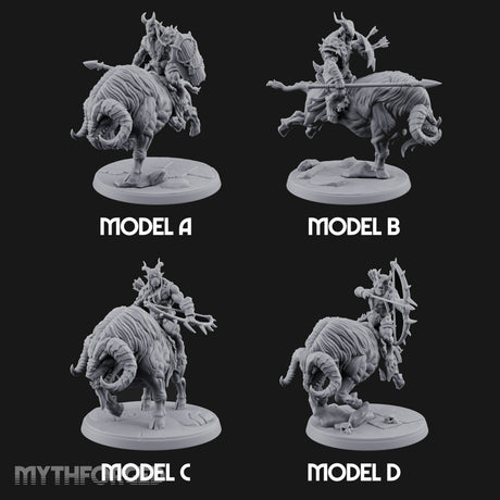 Thundering Into Battle Beastman Gorthek Riders — All · With