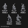 Standing to Arms Human Janissaries Miniature for Dungeons and Dragons, Pathfinder or other TTRPGs