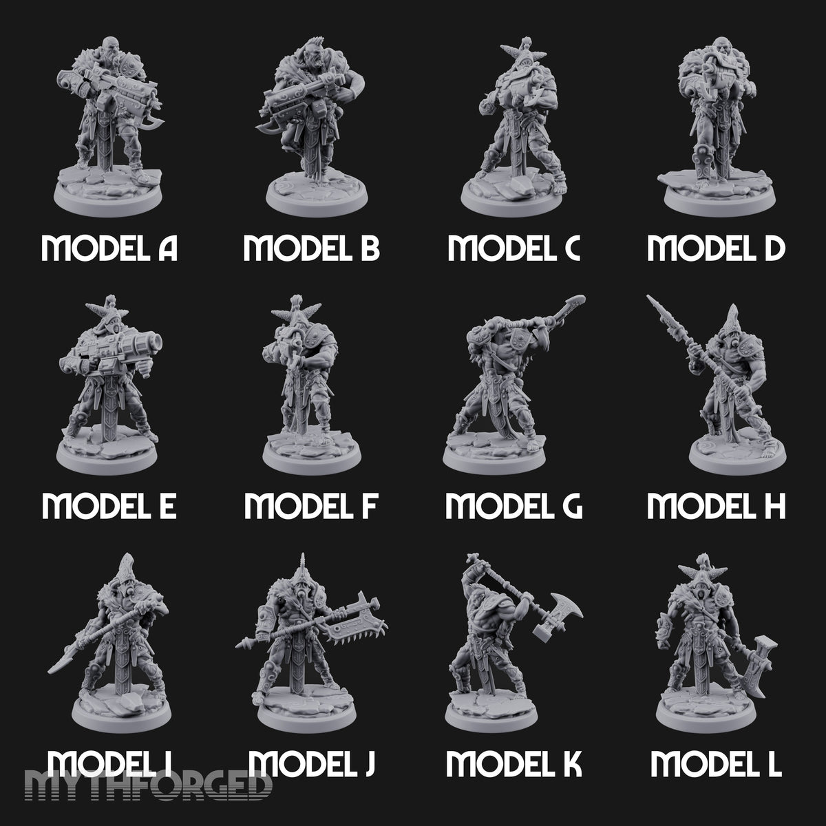 Old Runes, New Firepower Space Orc Heavy Warriors — All
