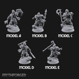 Risen and Roaring Undead Dwarf Warriors — All