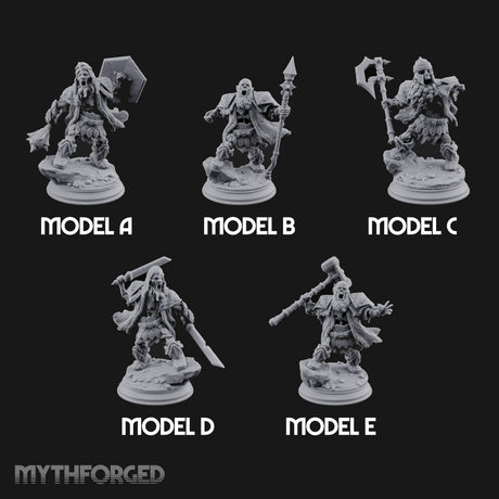 Risen and Roaring Undead Dwarf Warriors — All