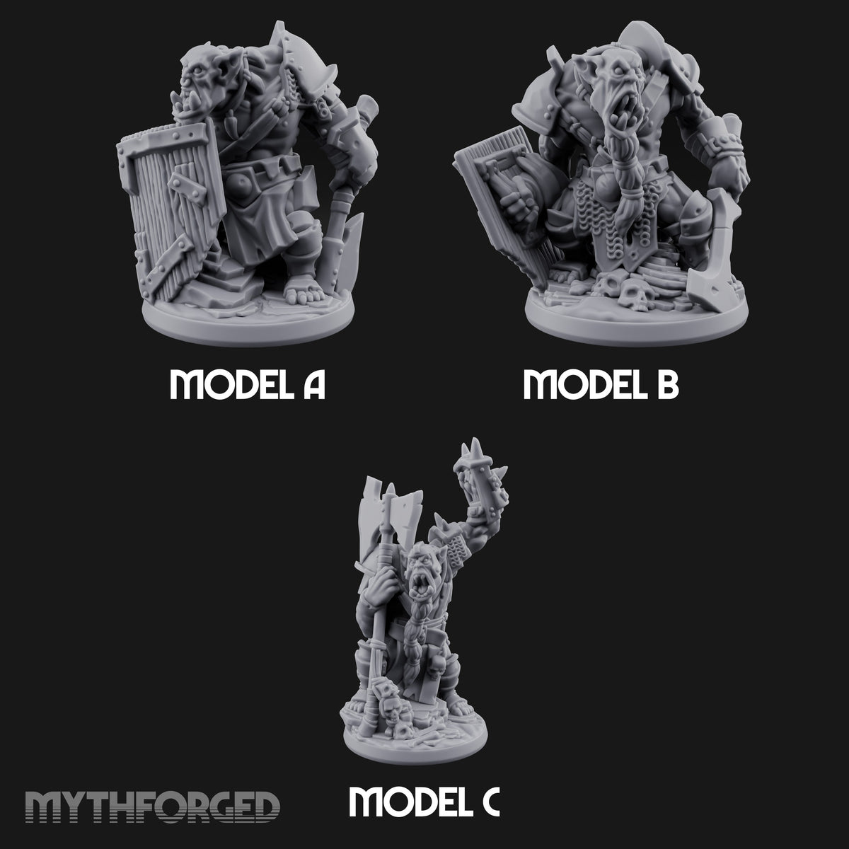 Too Mean for Distance Orc Melee Warriors — All · Axe and Spike Glove · Standard