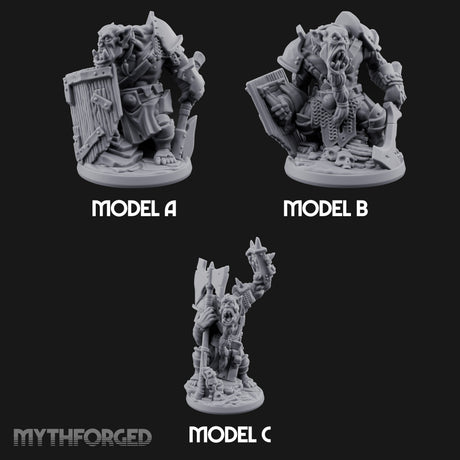 Too Mean for Distance Orc Melee Warriors — All · Axe and Spike Glove · Standard