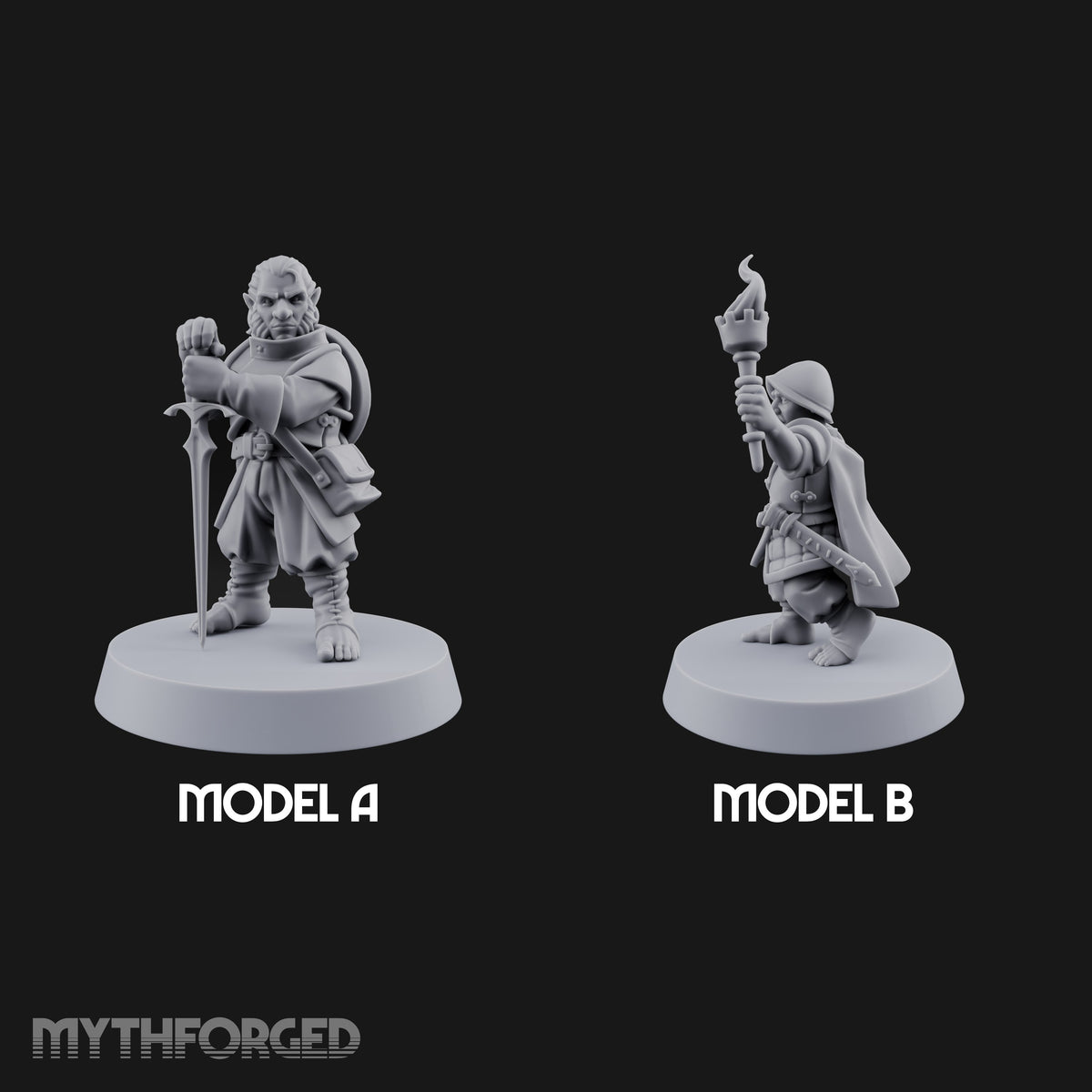 The Watchfire Calls Them Forward Halfling Soldiers — All