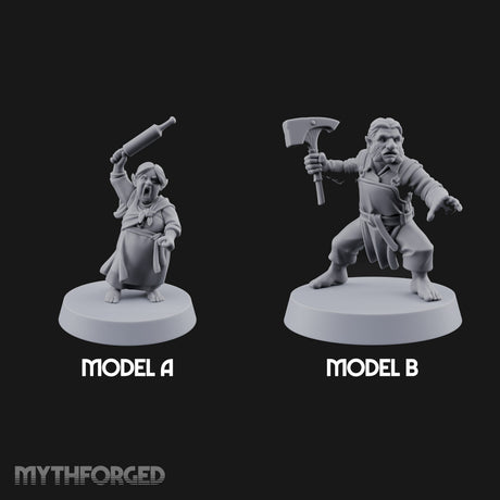 The Village Has Had Enough Halfling Villagers — All