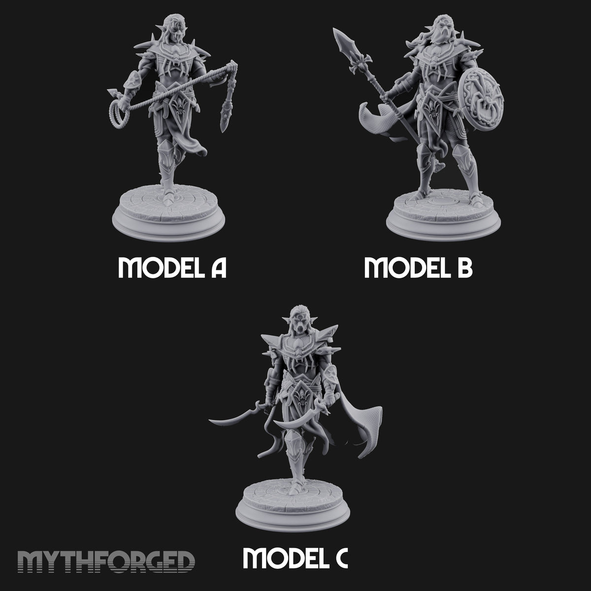 The Web Draws Tight Elite Drow Soldiers — All