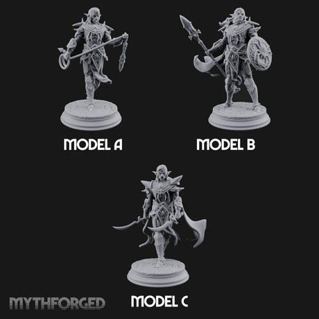 The Web Draws Tight Elite Drow Soldiers — All