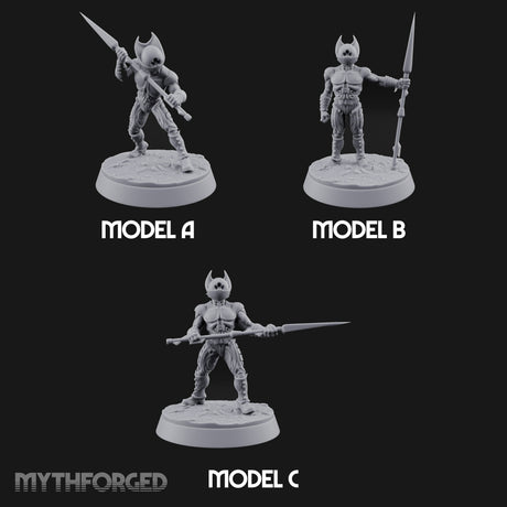 The Hive Sent No Warning Thri-kreen Spearmen — All