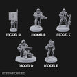 Breathe Easy, Fight Hard Human Gas-Masked Command Squad Soldiers — All · 1 · Mace and Pistol 1