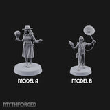 Gadgets and Grimoires Human Civilians with Orb, Book and Dish — All