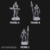 Duty Beyond the Afterlife Gnoll Armoured Jackal Guards with Staves — All