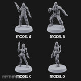 Rookies With Loaded Attitude Human Raiders — All · Auto Pistol & Combat Knife + Plasma Pistol & Combat Knife + Stubber Pistol & Combat Knife