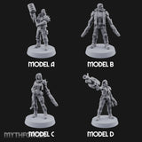 Lightning Rods Human Storm Master Warriors — All · Twin Plasma Pistols + Plasma Pistol + Grenade Launcher