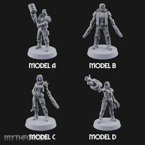 Lightning Rods Human Storm Master Warriors — All · Twin Plasma Pistols + Plasma Pistol + Grenade Launcher