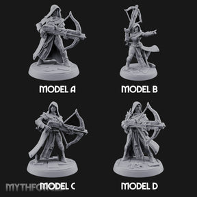 Pray, Then Aim Human Female Hooded Crossbow Arbalists — All · Hooded · Arbalest + Arbalest
