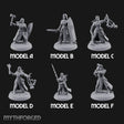 Pray Loud, Swing Louder Human Female Armoured Nuns — All · Hooded