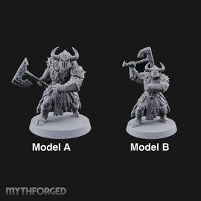 Heads Up, Gentlemen Minotaur Axe Warriors — All