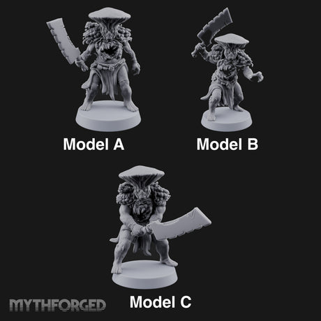 Chest Maw Chewing Over Its Options Myconid Cleaver Warriors — All