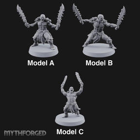 Slipped the Collar Orc Dual-Blade Warriors — All