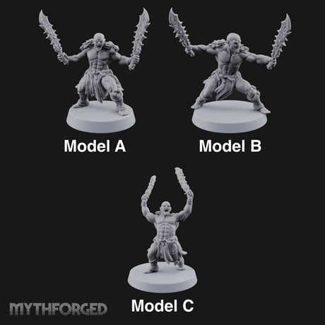 Slipped the Collar Orc Dual-Blade Warriors — All