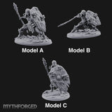 No Mushroom for Retreat Human Spear and Shield Warriors — All