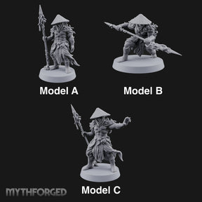 Hat Low, Spear Lower Myconid Spear Warriors — All