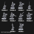 Hooves Thunder, Horns Gleam Human Horned Cavalry Warriors — All