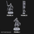 Horn, Banner and Blade Human Steppe Command Group with Captain, Banner Bearer and Horn Player — All