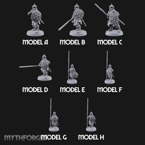 Pointed Opinions Human Steppe Spearmen with Studded Round Shields and Spiked Helms — All