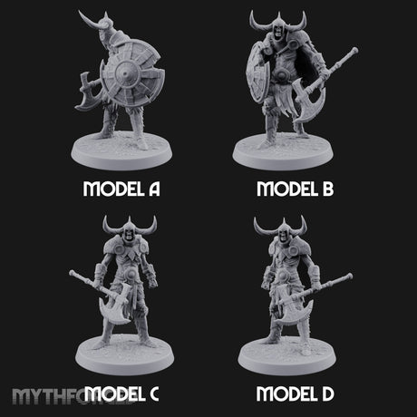 Hollow Under the Horns Skeleton Axe Warriors — All