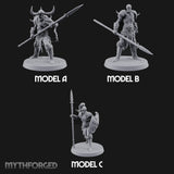 Horns, Hide and Hafts Skeleton Spear Warriors — All
