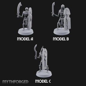 Dust and Sandstone Silence Skeleton Warriors — All · Sword & Shield + Sword & Shield