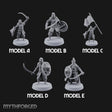 Shields Studded, Moustaches Bristling Human Sabre and Shield Warriors — All