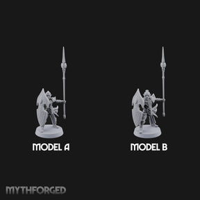 Shields Leaf-Shaped, Spears Skyward Elf Spear and Shield Guards — All
