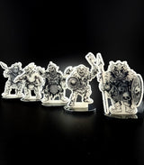 Goblin Horde 2D Acrylic Miniatures Miniature for Dungeons and Dragons, Pathfinder or other TTRPGs