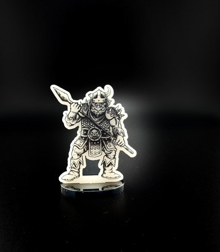 Goblin Horde 2D Acrylic Miniatures Miniature for Dungeons and Dragons, Pathfinder or other TTRPGs