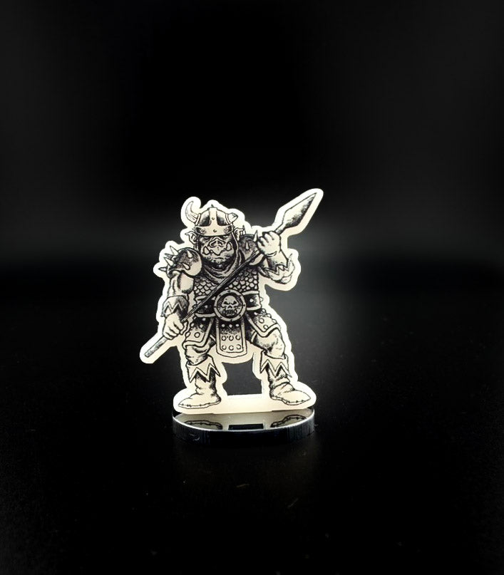 Goblin Horde 2D Acrylic Miniatures Miniature for Dungeons and Dragons, Pathfinder or other TTRPGs