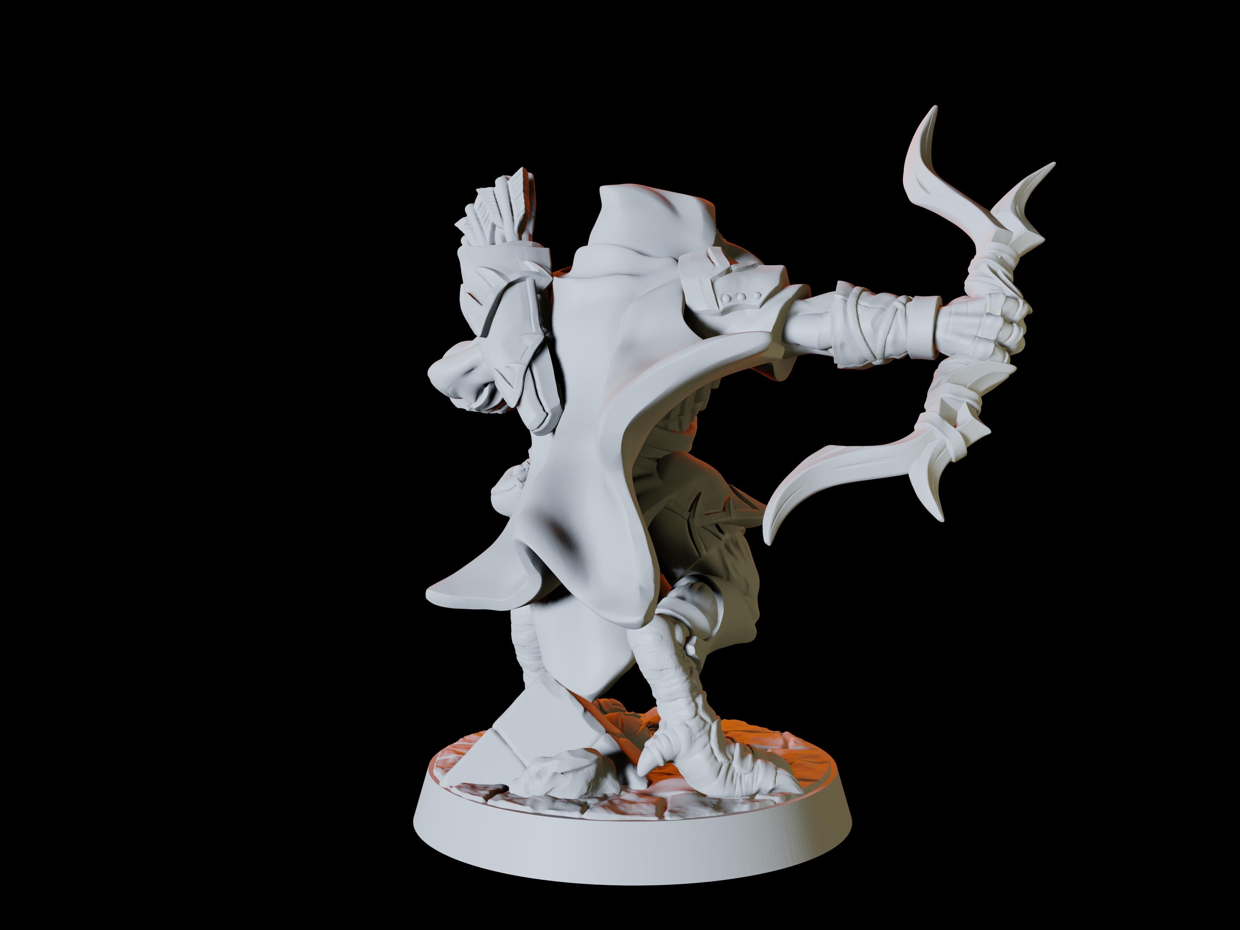 Aarakocra Miniatures for Dungeons and Dragons. There are six soldiers, printed by Myth Forged