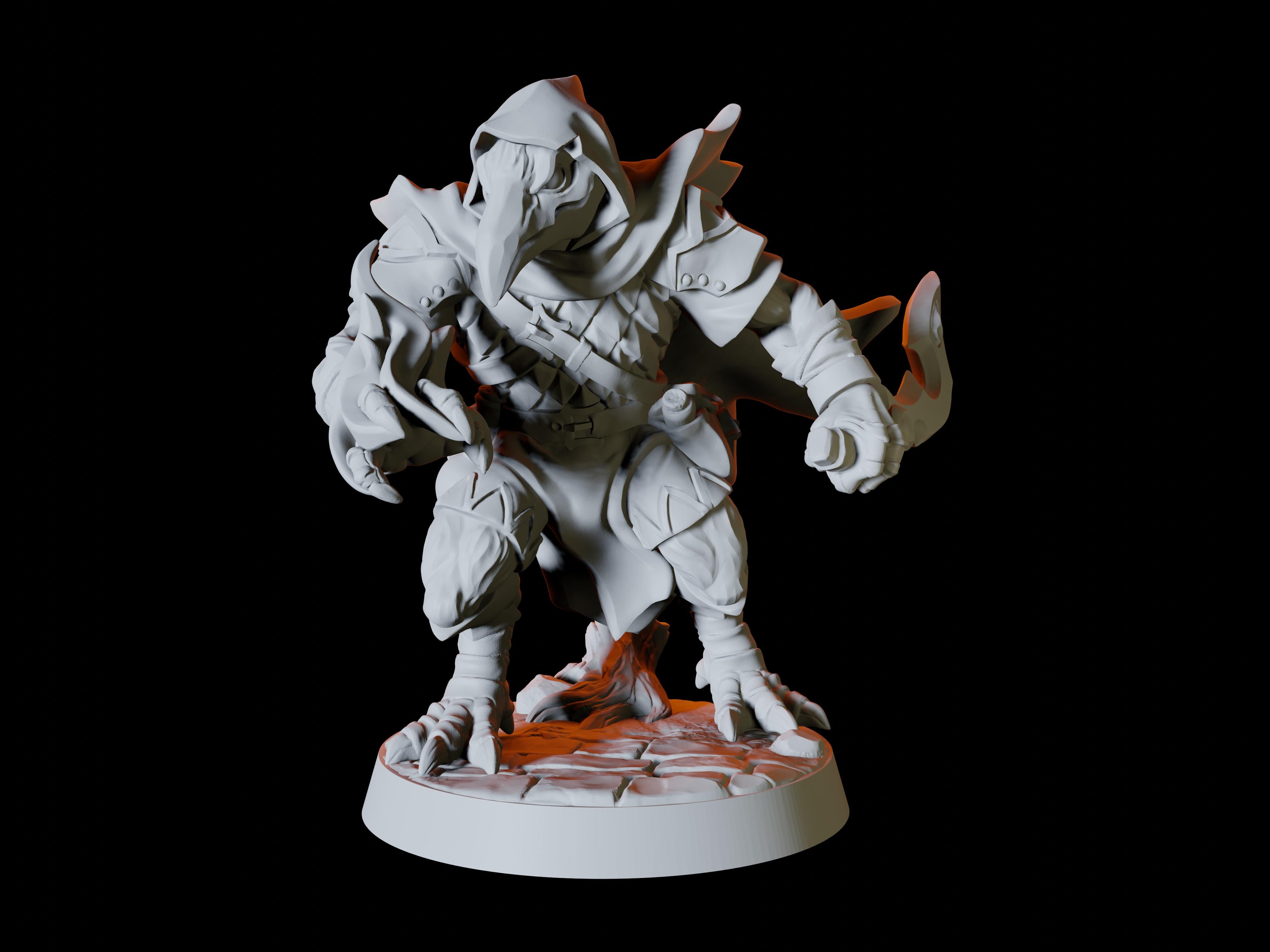 Aarakocra Miniatures for Dungeons and Dragons. There are six soldiers, printed by Myth Forged