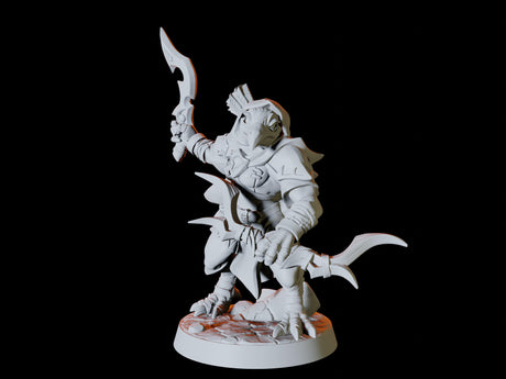 Aarakocra Army - Six Soldiers Miniature for Dungeons and Dragons, Pathfinder or other TTRPGs