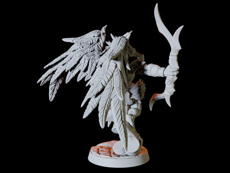 Aarakocra Army - Six Soldiers Miniature for Dungeons and Dragons, Pathfinder or other TTRPGs