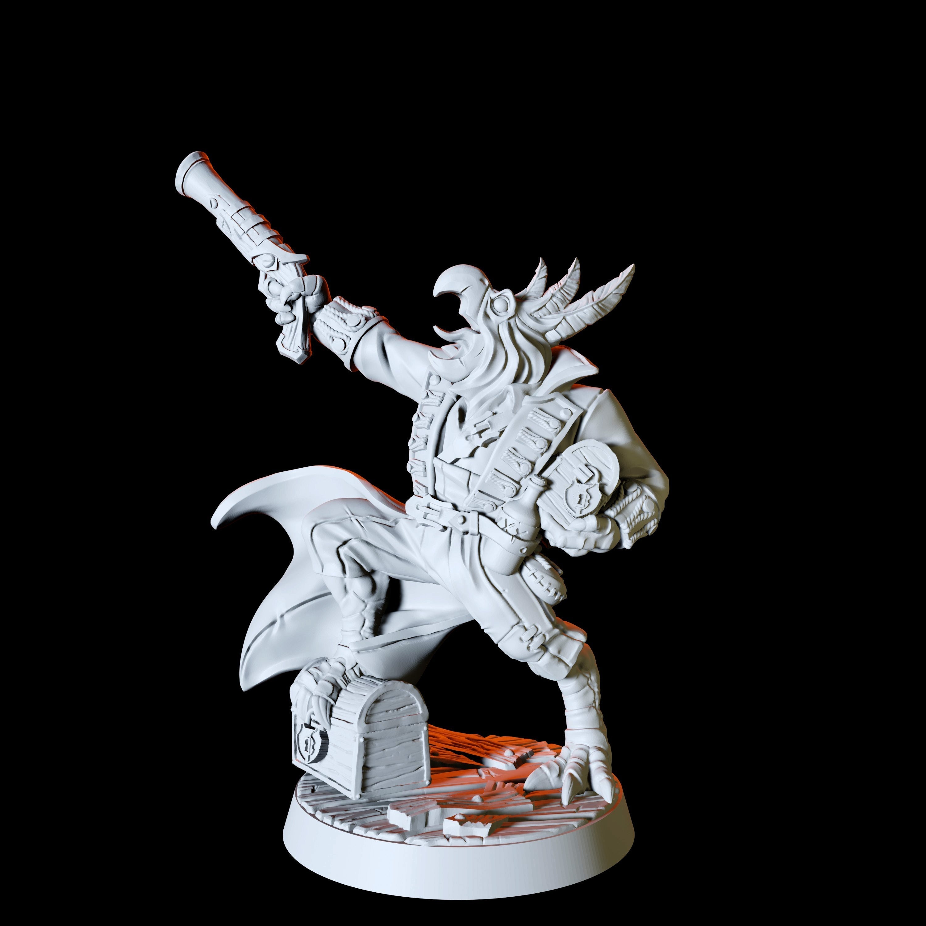  Aarakocra Captain Miniature for Dungeons and Dragons - Myth Forged