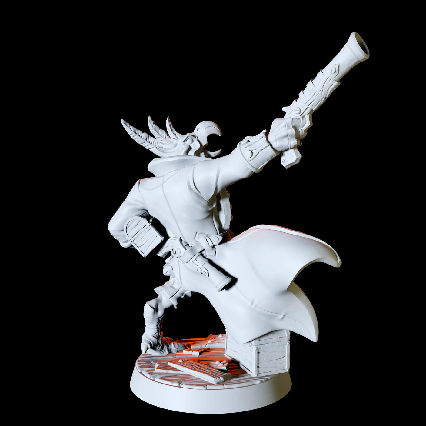 Aarakocra Captain Miniature for Dungeons and Dragons, Pathfinder or other TTRPGs