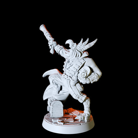 Aarakocra Captain Miniature for Dungeons and Dragons, Pathfinder or other TTRPGs
