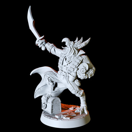 Aarakocra Captain Miniature for Dungeons and Dragons, Pathfinder or other TTRPGs
