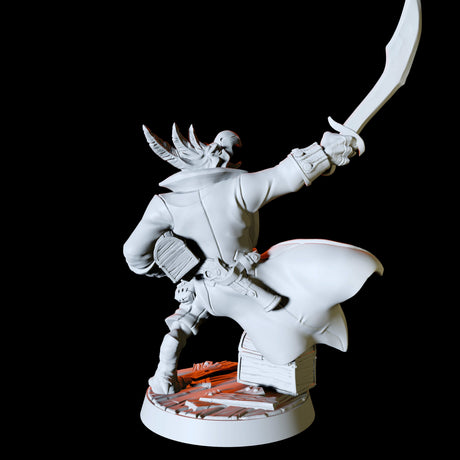 Aarakocra Captain Miniature for Dungeons and Dragons, Pathfinder or other TTRPGs