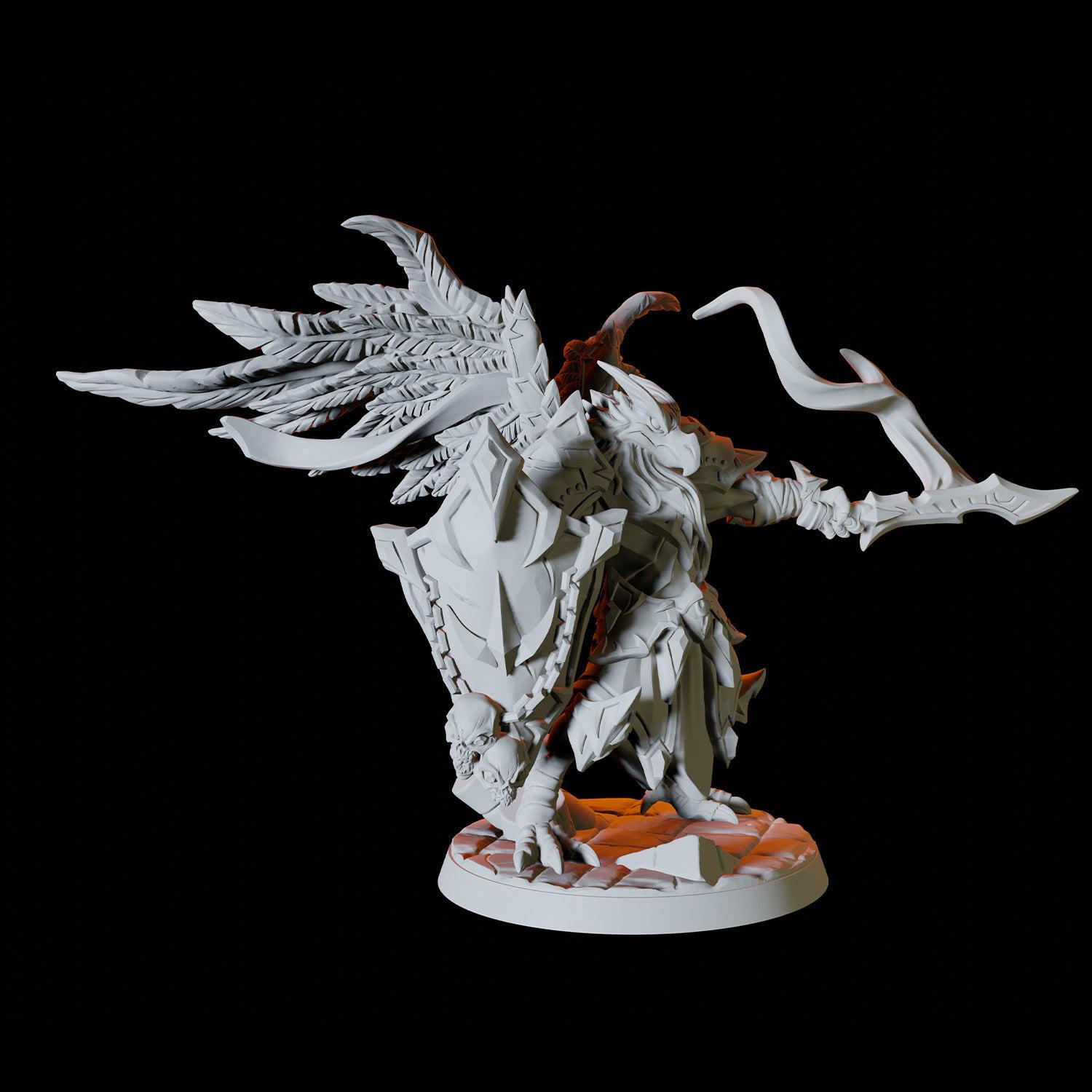 Aarakocra Champion Miniature for Dungeons and Dragons - Myth Forged