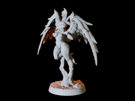 Aarakocra Pin-up Miniature for Dungeons and Dragons, Pathfinder or other TTRPGs